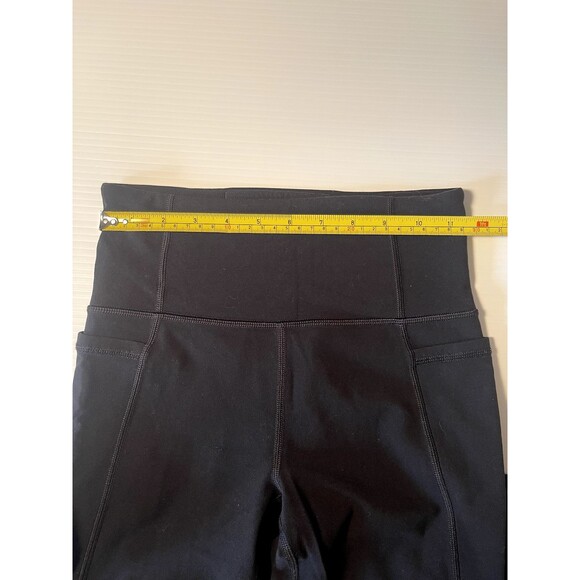 Athleta Inclination Moto Tight Leggings Womens XS Black Stretch Pockets - Picture 9 of 11